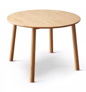 solid oak round dining table Singapore
