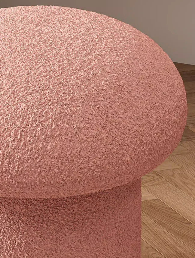 Mushroom Bouclé Pouf Stool | RITIKA