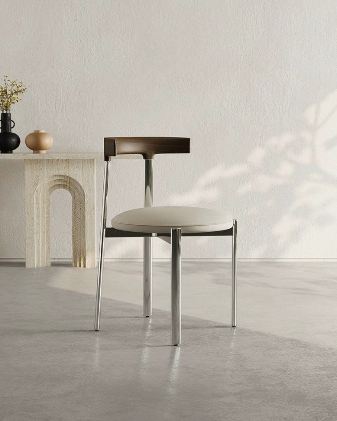 Stackable Dining Chair with Steel Frame | LUNA