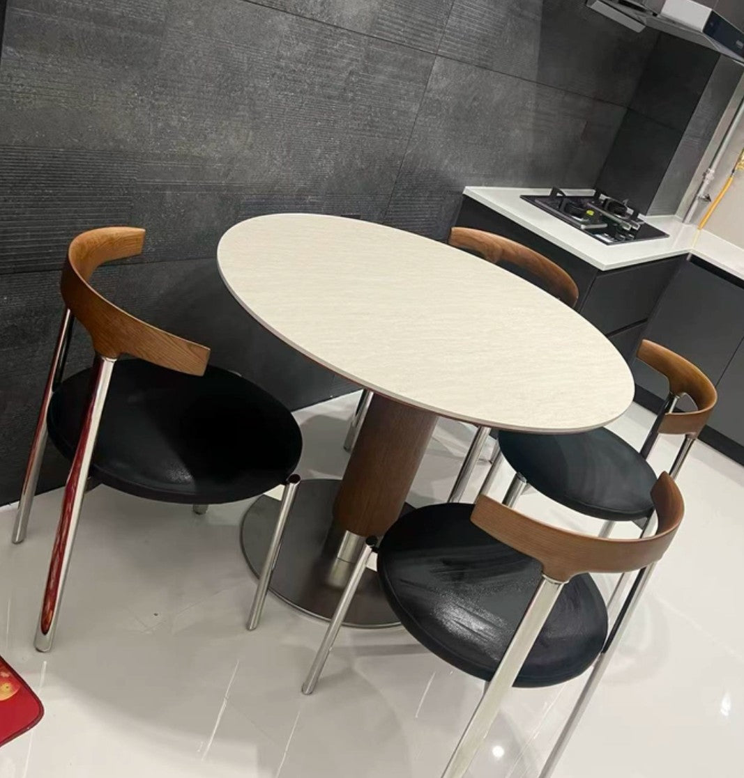 Stackable Dining Chair with Steel Frame | LUNA
