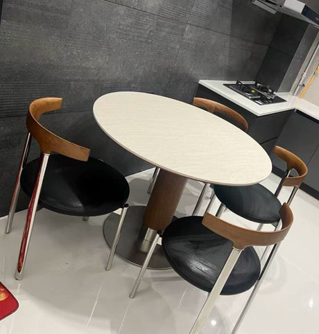Stackable Dining Chair with Steel Frame | LUNA