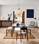 Bench with Woven Seat | TONI