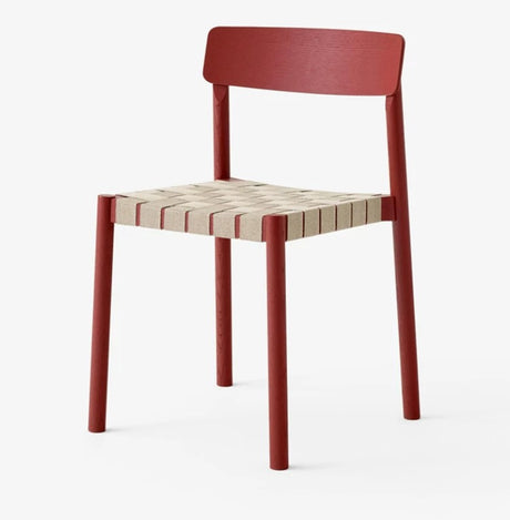 Dining Chair with Woven Seat | TONI