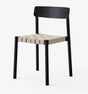dining chair with woven seat