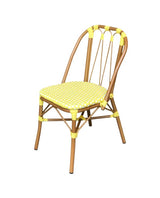 Elise Elma Outdoor side chair in Yellow