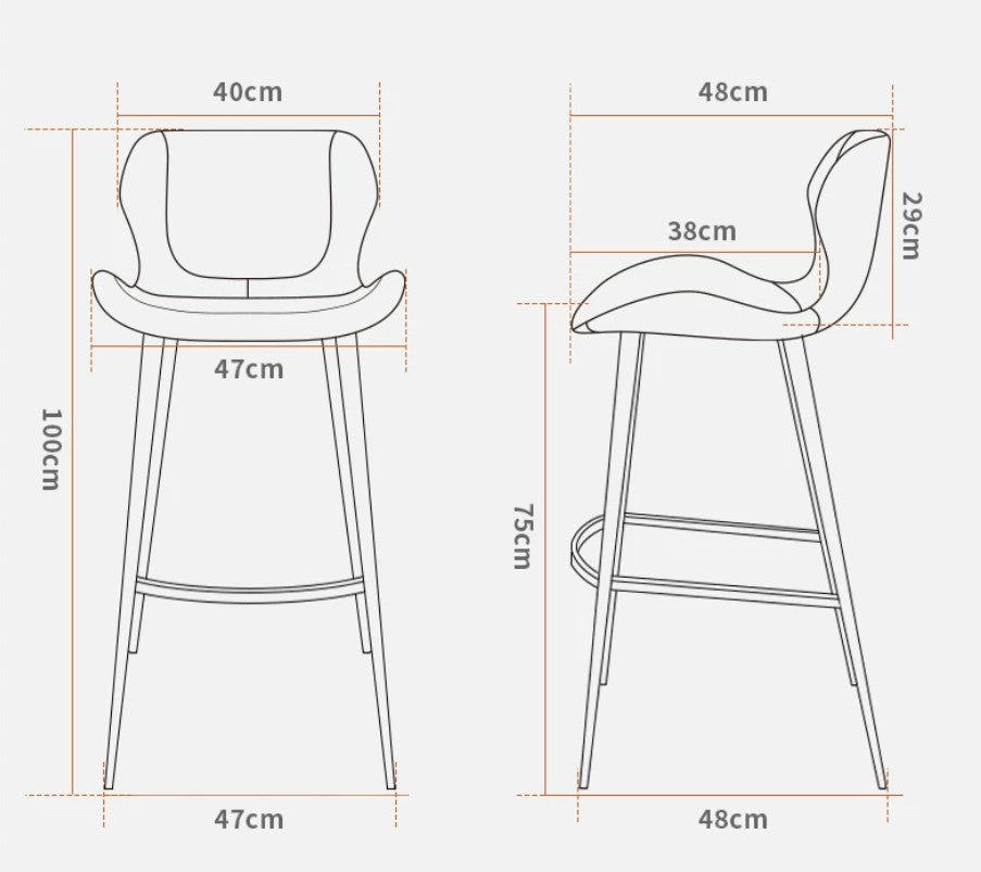 Ergonomic Bar Chair | AADI