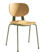 fin stackable dining chair for restaurants