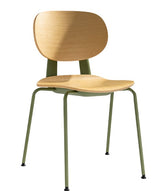 fin stackable dining chair for restaurants