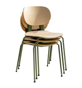 fin plywood stackable dining chair for restaurants