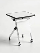 Foldable Training Table with Storage Rack and Wheels | RYAN