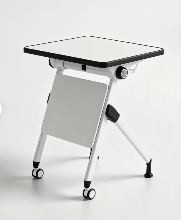 Foldable Training Table with Storage Rack and Wheels | RYAN