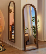 Mathilda solid wood full length arch mirror