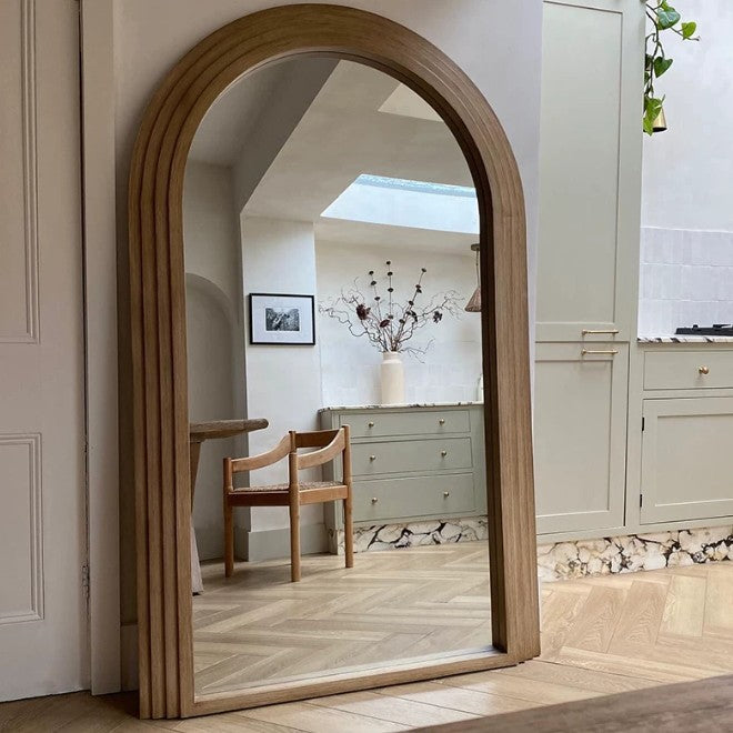 boutique modern rustic mirror