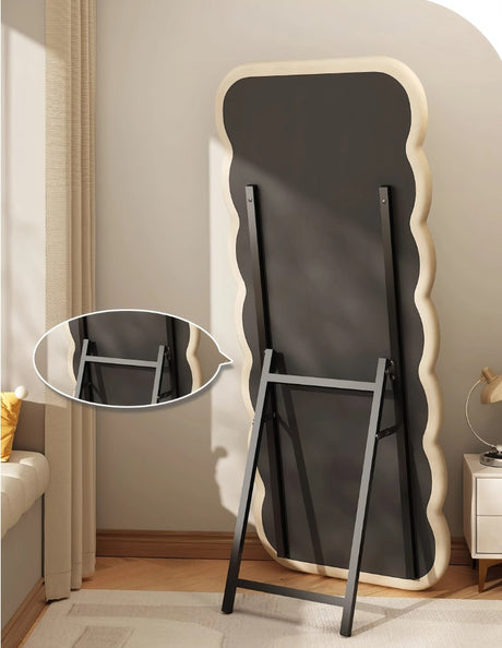 Wavy Full-Length Floor Mirror | SALLY