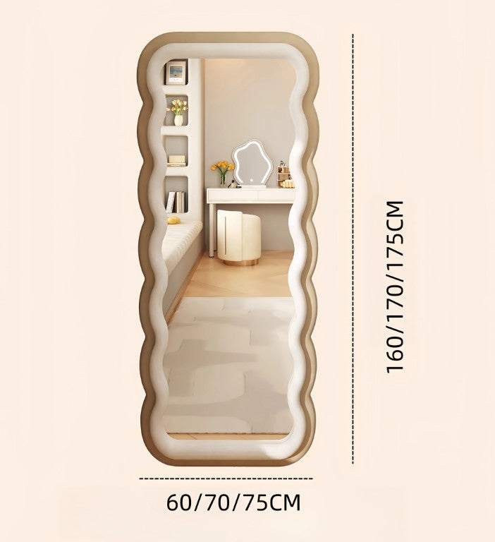 Wavy Full-Length Floor Mirror | SALLY