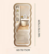 Wavy Full-Length Floor Mirror | SALLY