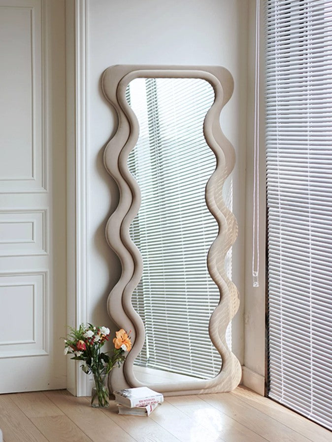 Wavy Full-Length Floor Mirror | OLIVIA