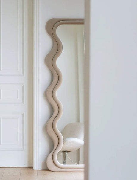 Wavy Full-Length Floor Mirror | OLIVIA