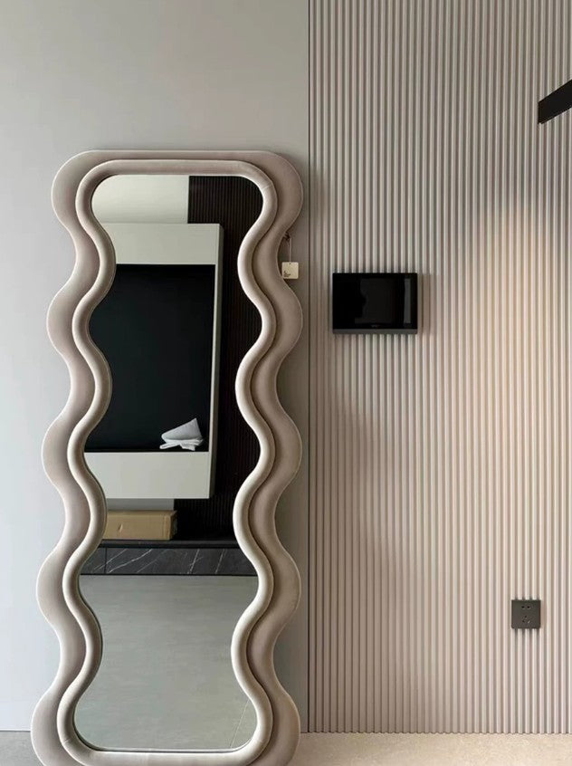 Wavy Full-Length Floor Mirror | OLIVIA
