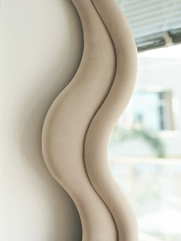 Wavy Full-Length Floor Mirror | OLIVIA