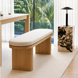 Wood Upholstered Dining Bench | ARA