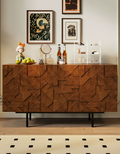 3 door sideboard cabinet