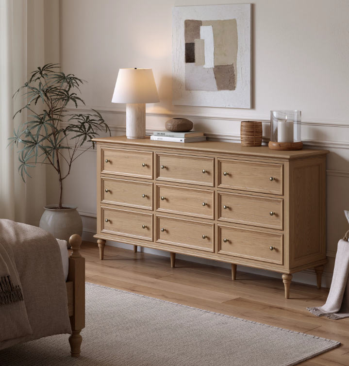 Scandinavian bedroom dresser