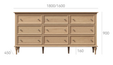 9-Drawer Chest of Drawers | FARIHIN