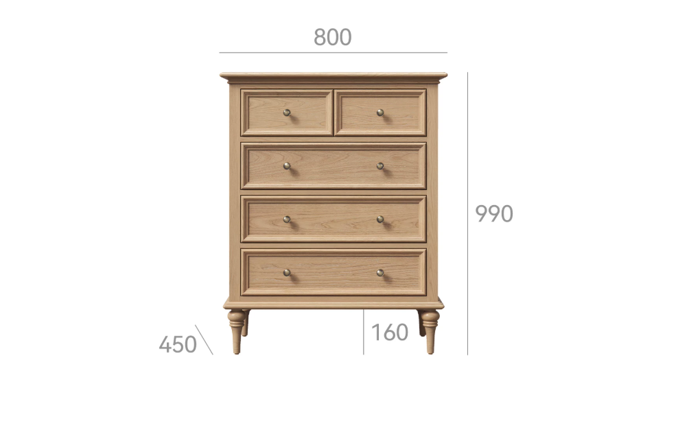 6-Drawer Chest of Drawers | FARIHIN