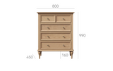 6-Drawer Chest of Drawers | FARIHIN