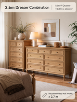 9-Drawer Chest of Drawers | FARIHIN