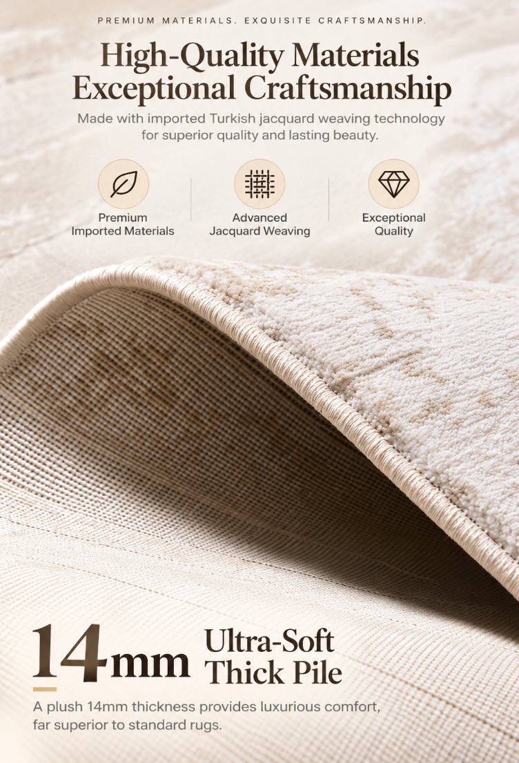 Water-Repellent Textured Rug 32938 -  | NAZRI