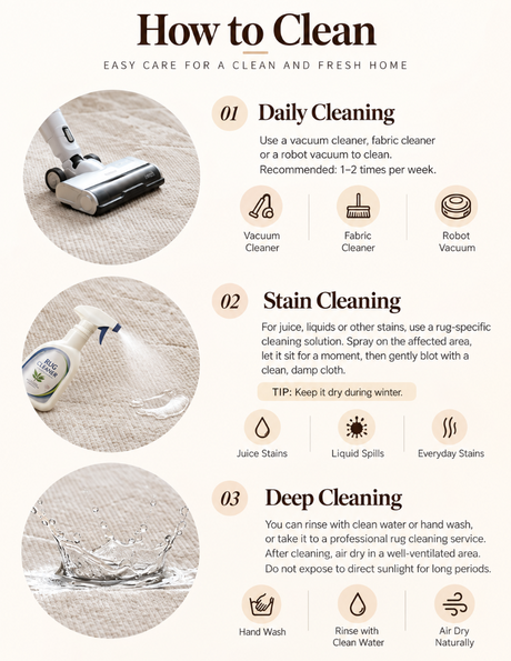 Water-Repellent Textured Rug 33193 -  | NAZRI