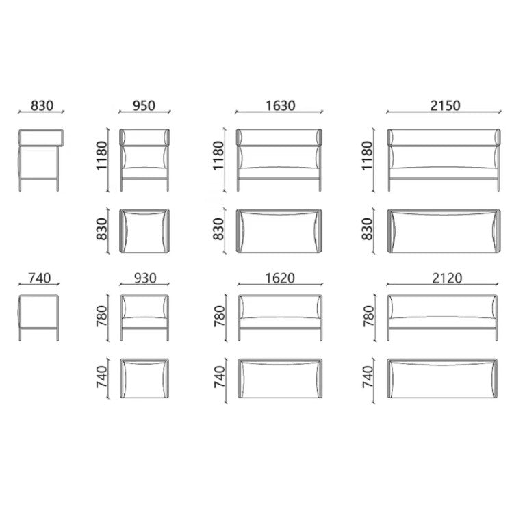 3-Seater Lounge Sofa | LUCA