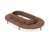 10-Seater Modular Sofa (with space in the middle) | COBY