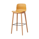 yellow minimalist bar chair