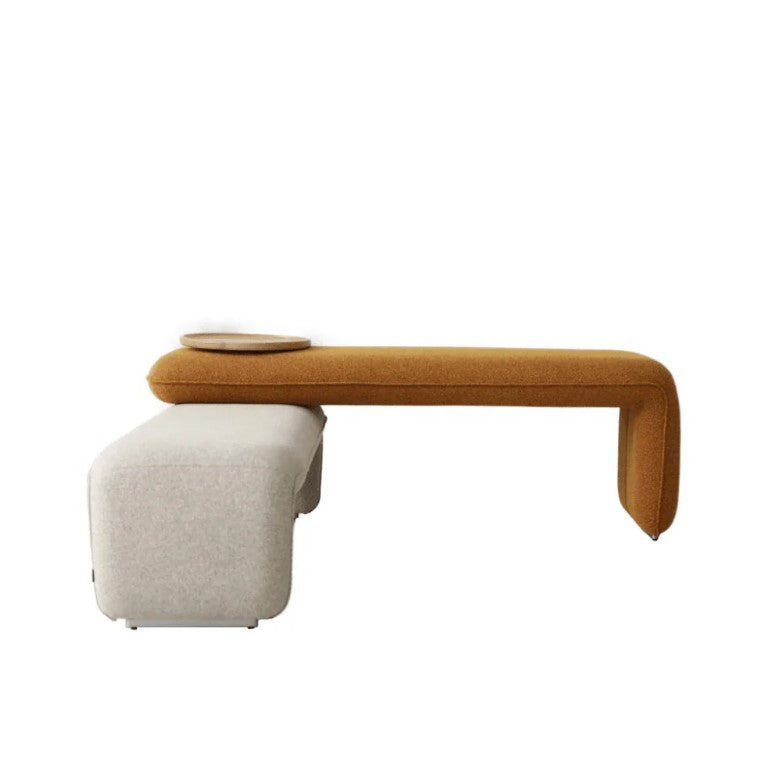 upholstered lounge bench for office