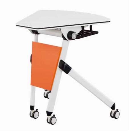 fan-shape foldable collaborative table