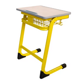  Height Adjustable; Classroom Table w/ Mesh Basket Storage W600 