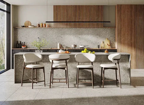 Solid Wood Bar Chair | KALEN