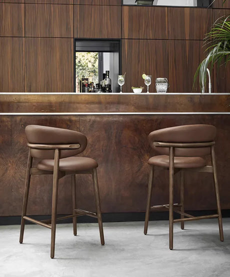 Solid Wood Bar Chair | KALEN