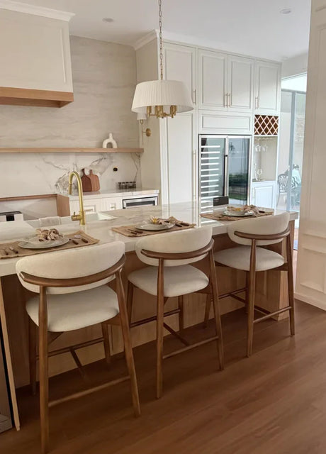 Solid Wood Bar Chair | KALEN