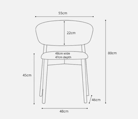 Stainless Steel Dining Chair | KALEN