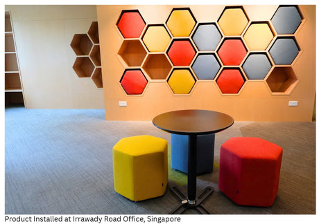 Hexagon Pouf / Stool | SHATKON