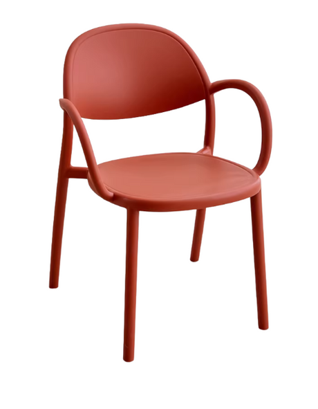 red outdoor dining chair Singapore