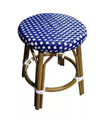outdoor stool in blue