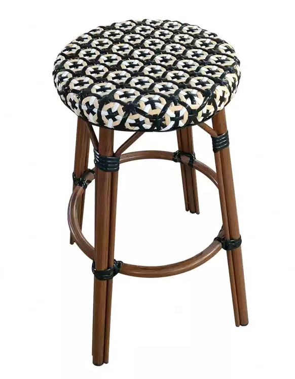 Wicker Outdoor Bar Stool | ARIC