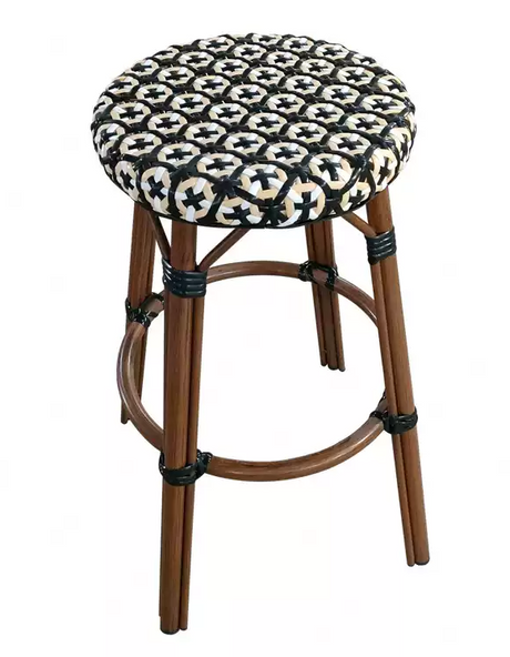 Wicker Outdoor Bar Stool | ARIC