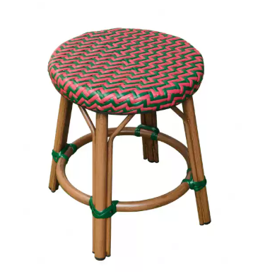 outdoor stool in red