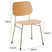Willow dining chair with wood seat